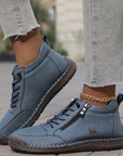 Halbschuhe Damen | Bequeme Schuhe mit Reißverschluss und Schnürung