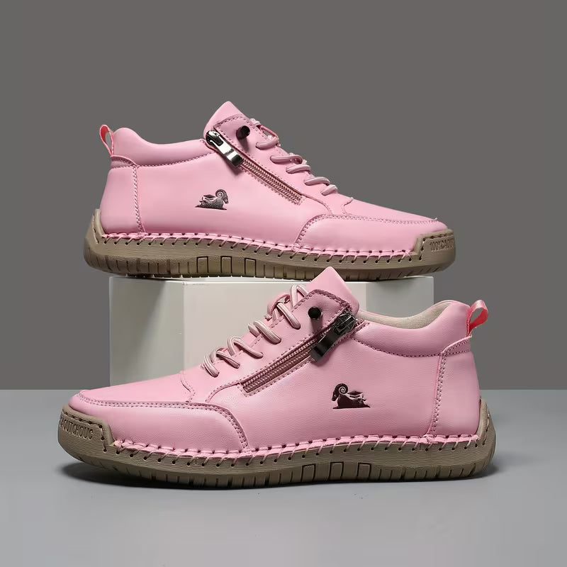 Halbschuhe Damen | Bequeme Schuhe mit Reißverschluss und Schnürung
