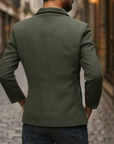 Herren Langem Ärmel Reverskragen Lässigem Schnitt Blazer | Einreihig