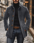 Herren Langem Ärmel Reverskragen Lässigem Schnitt Blazer | Einreihig