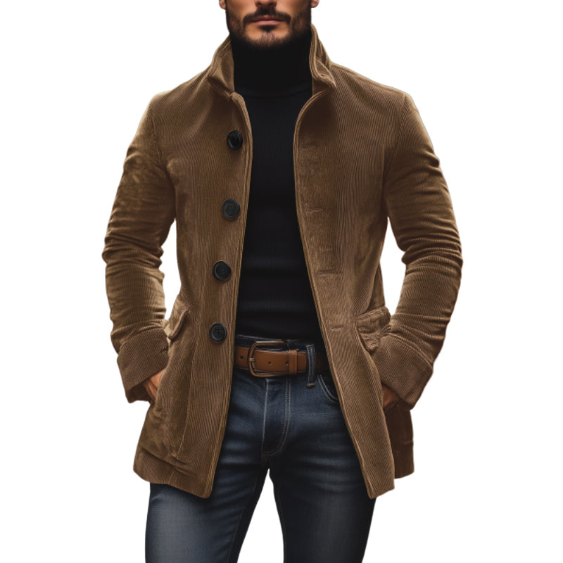 Herren Langem Ärmel Reverskragen Lässigem Schnitt Blazer | Einreihig