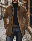 Herren Langem Ärmel Reverskragen Lässigem Schnitt Blazer | Einreihig