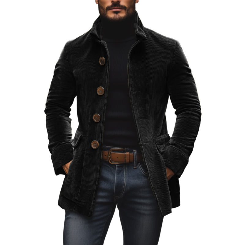 Herren Langem Ärmel Reverskragen Lässigem Schnitt Blazer | Einreihig