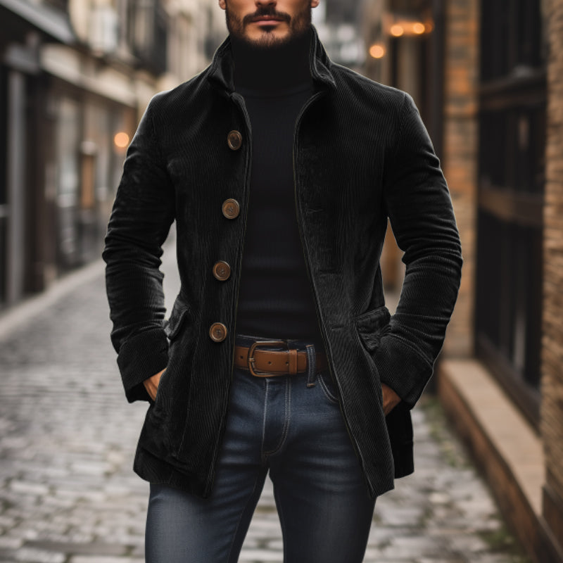 Herren Langem Ärmel Reverskragen Lässigem Schnitt Blazer | Einreihig
