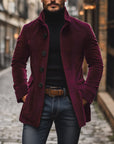 Herren Langem Ärmel Reverskragen Lässigem Schnitt Blazer | Einreihig