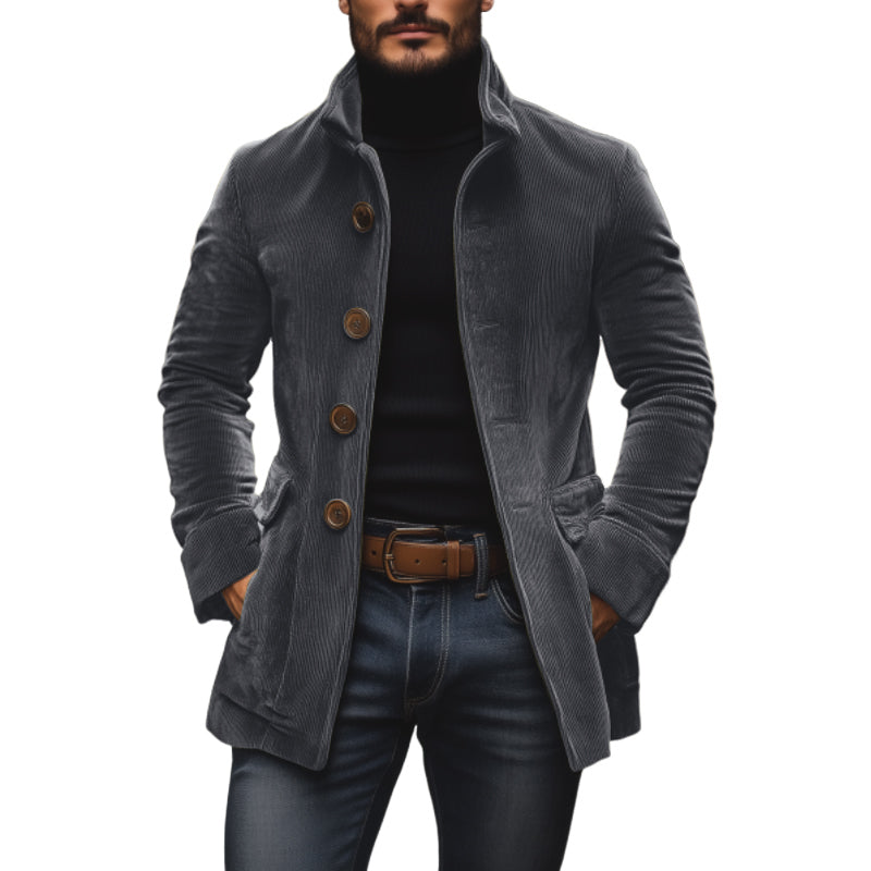 Herren Langem Ärmel Reverskragen Lässigem Schnitt Blazer | Einreihig