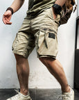 Herren Lockerer Passform Cargo Kurze Hosen | Mehrfach Tasche