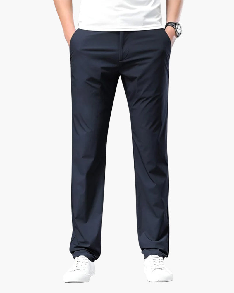 Herren Schlanke Passform Chino Hosen | Mittlere Leibhöhe