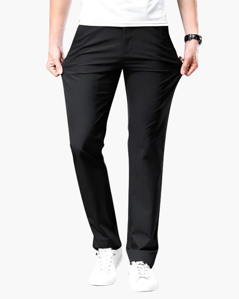 Herren Schlanke Passform Chino Hosen | Mittlere Leibhöhe