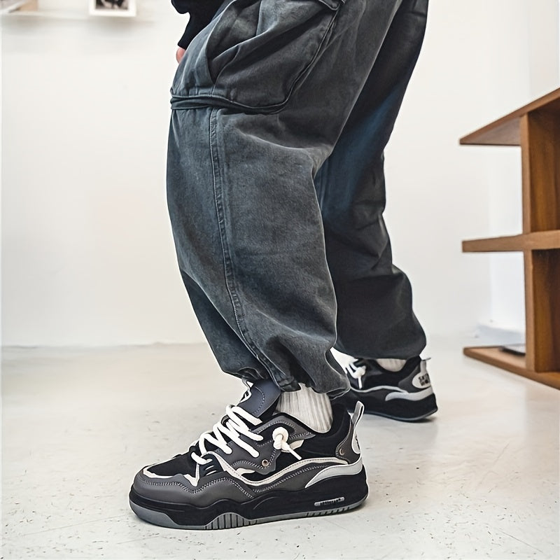 Herren Sneaker | Dicke Sohle und Schnürung