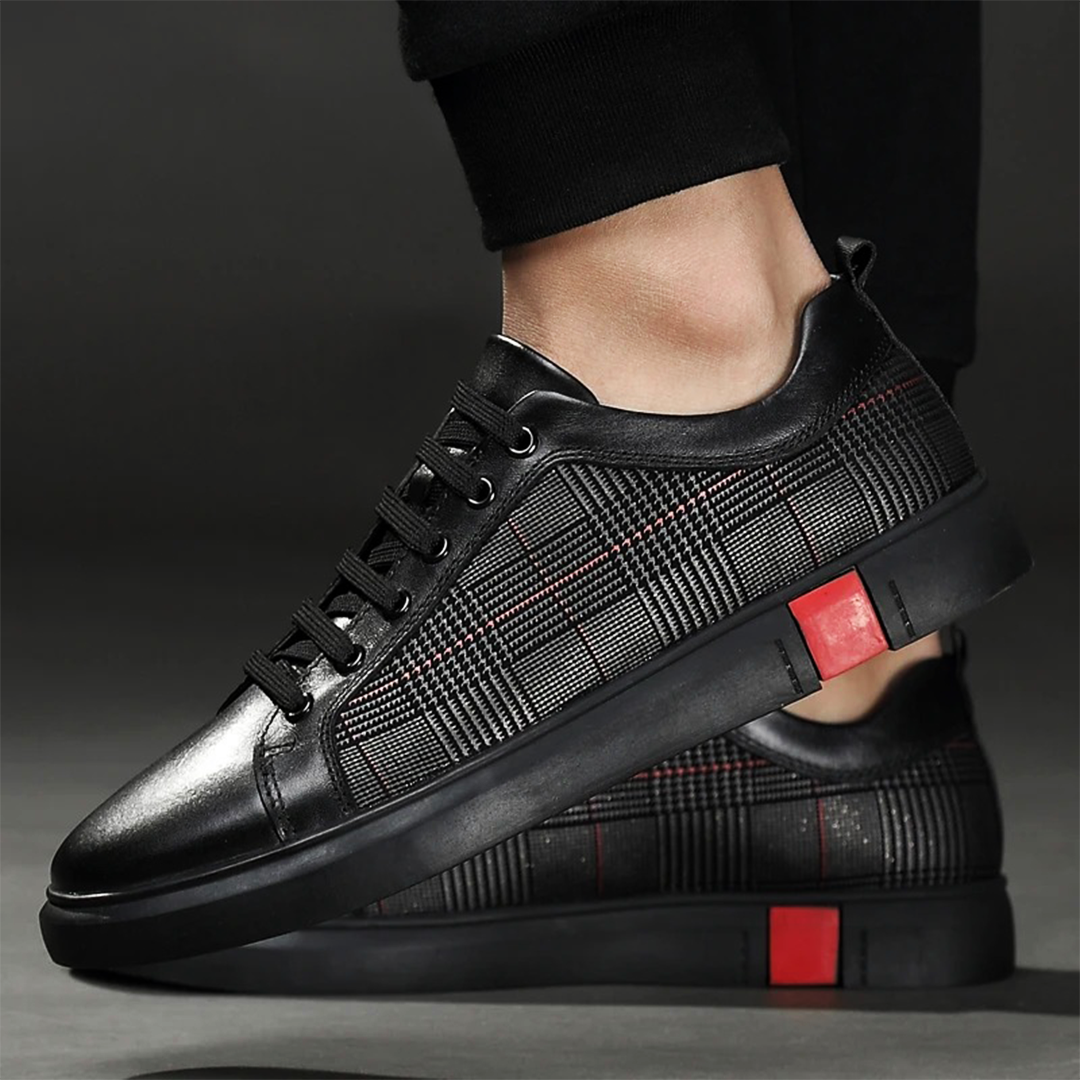 Herren Sneaker mit Schnürung | Runde Spitze
