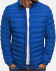Herren Steppjacke mit Stehkragen | Reißverschluss
