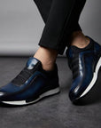 Herrenschuhe Slip-On Sneaker | Elastische Passform