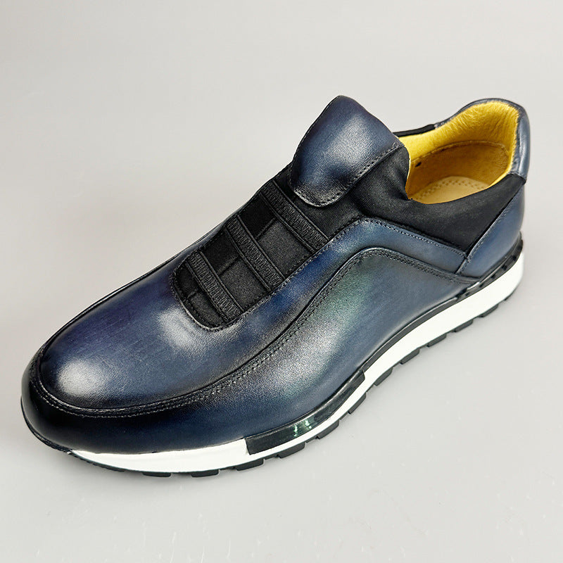 Herrenschuhe Slip-On Sneaker | Elastische Passform