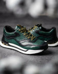Herrenschuhe Sneaker | Farbblock Design und Schnürung