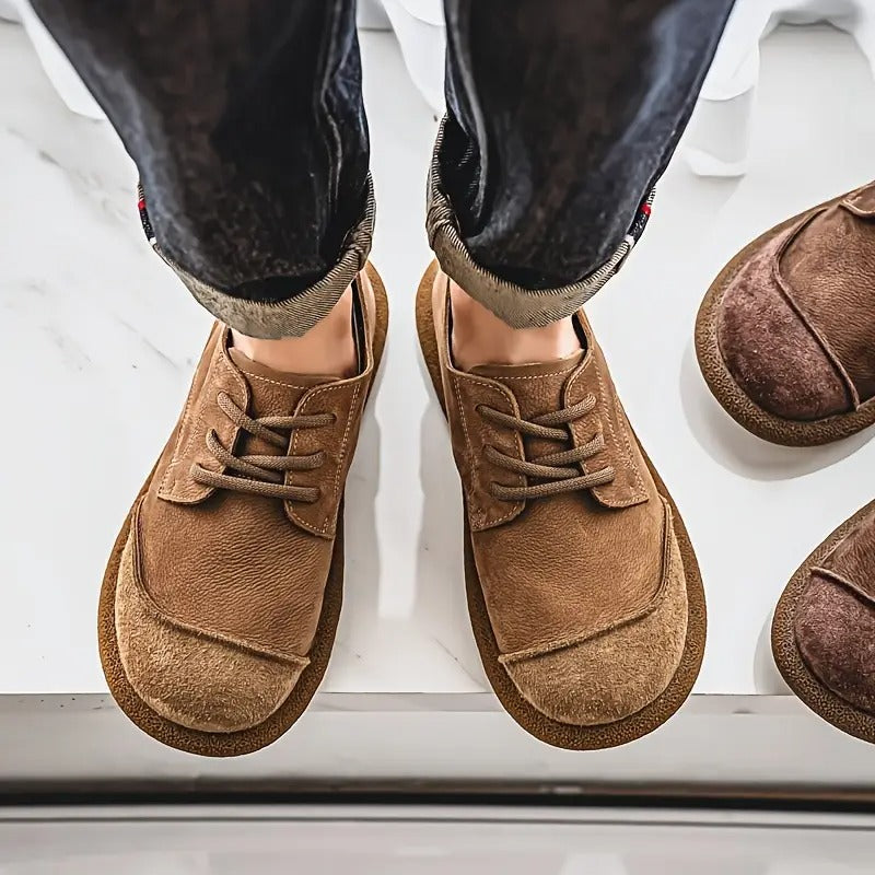 Herrenschuhe mit Schnürung | Runde Spitze