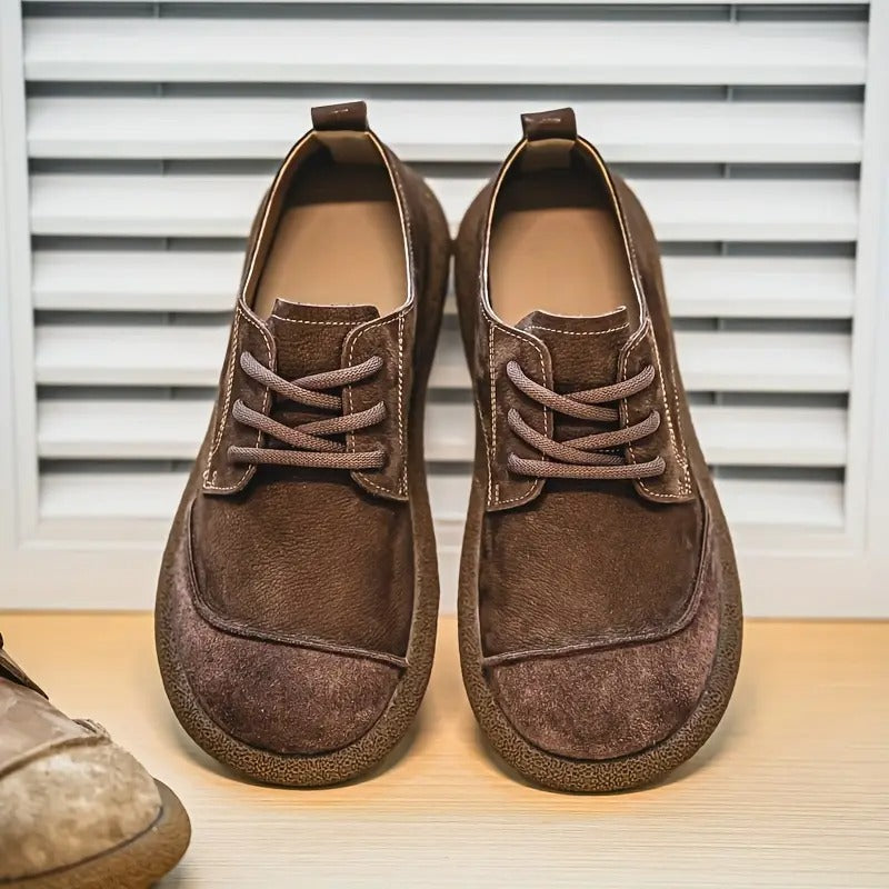 Herrenschuhe mit Schnürung | Runde Spitze