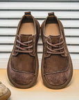 Herrenschuhe mit Schnürung | Runde Spitze