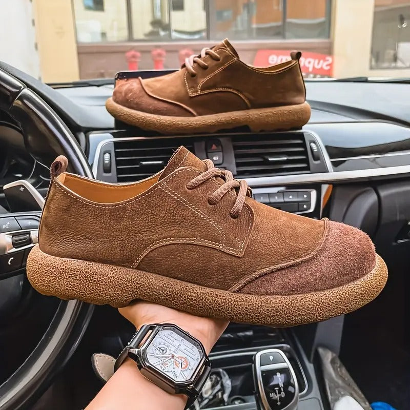 Herrenschuhe mit Schnürung | Runde Spitze
