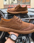 Herrenschuhe mit Schnürung | Runde Spitze