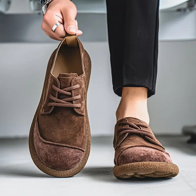 Herrenschuhe mit Schnürung | Runde Spitze
