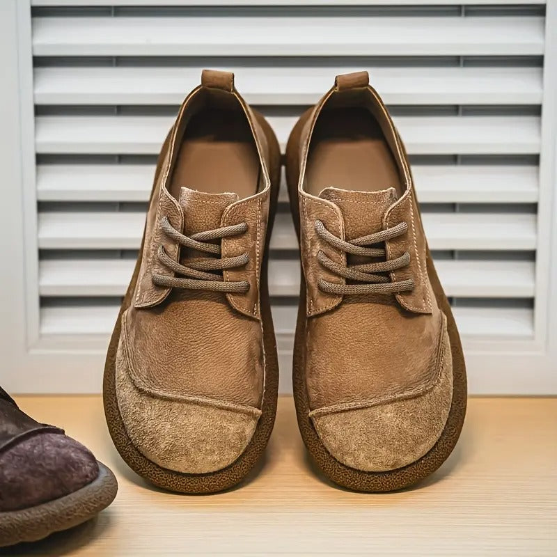 Herrenschuhe mit Schnürung | Runde Spitze