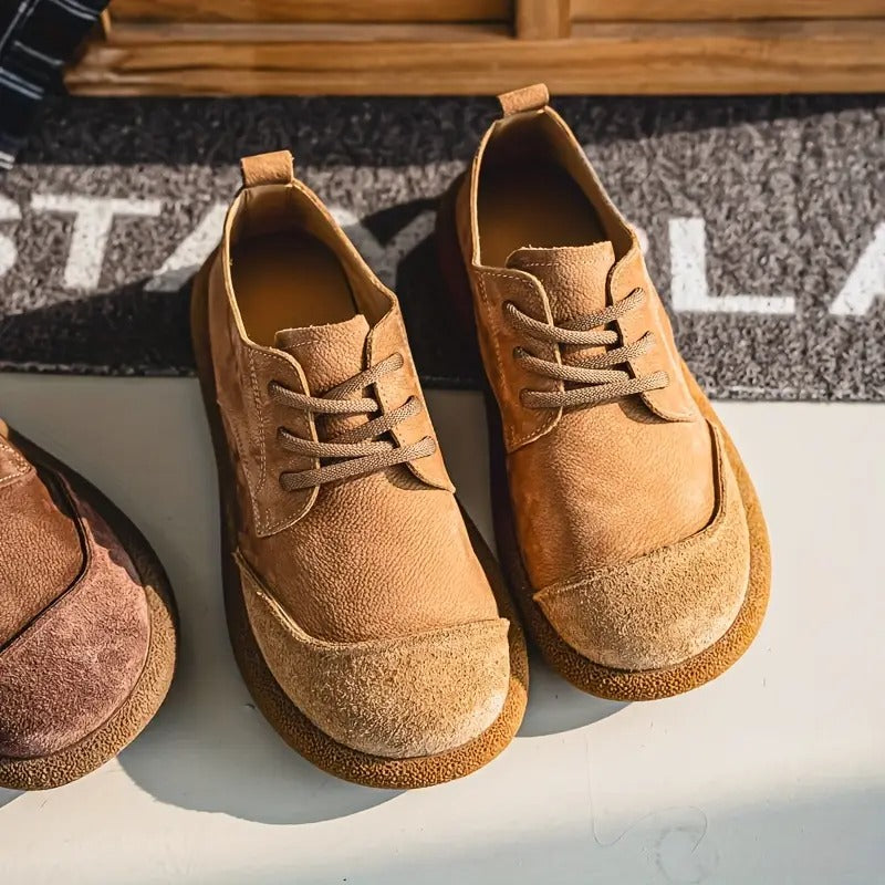 Herrenschuhe mit Schnürung | Runde Spitze