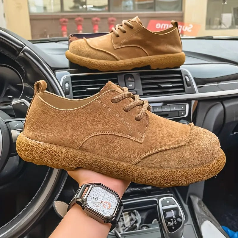 Herrenschuhe mit Schnürung | Runde Spitze
