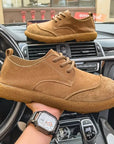 Herrenschuhe mit Schnürung | Runde Spitze