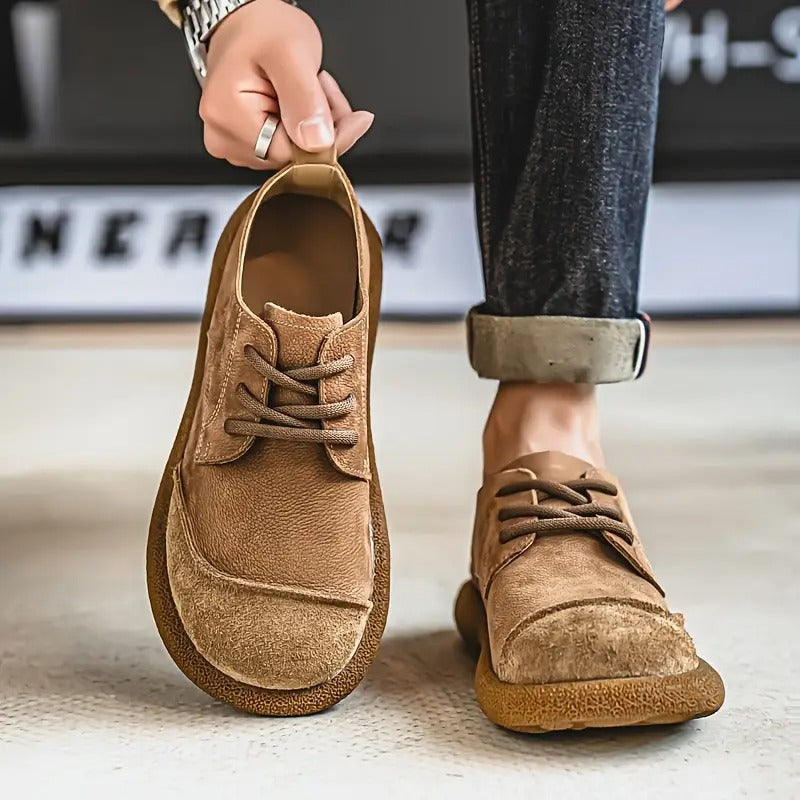 Herrenschuhe mit Schnürung | Runde Spitze