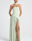 Hochzeitsgastkleid Damen | Trägerloses Maxikleid