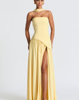 Hochzeitsgastkleid Damen | Trägerloses Maxikleid