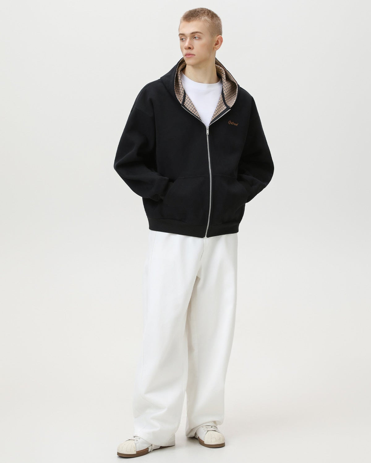 Hoodie Herren | Kapuzenjacke mit Reißverschluss und langen Ärmeln