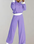 Jogginganzug Damen | Cropped Hoodie & Weites Bein