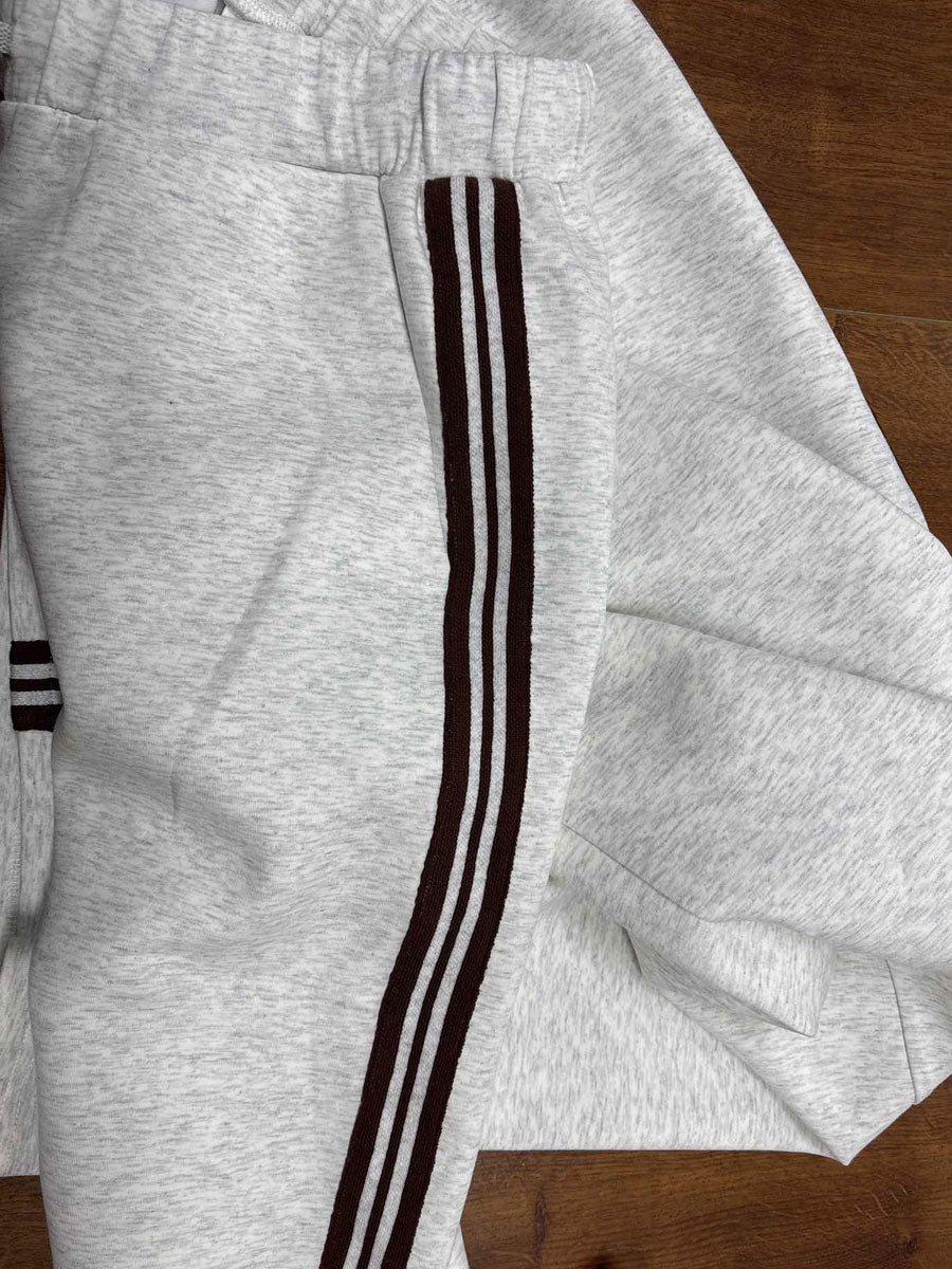 Jogginganzug Damen Zweiteiler | Pullover mit Reißverschluss und Weite Hose