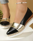 Keilabsatz Schuhe Damen | Bequeme Halbschuhe mit Plateausohle