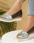 Keilabsatz Schuhe Damen | Bequeme Halbschuhe mit Plateausohle