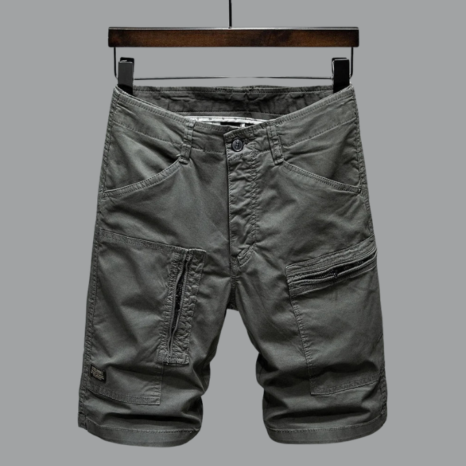 Kurze Hosen Herren Schmale Cargo | Taschen