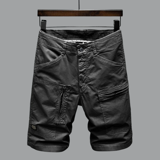 Kurze Hosen Herren Schmale Cargo | Taschen