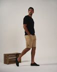 Kurze Hosen Herren Schmale Cargo | Taschen