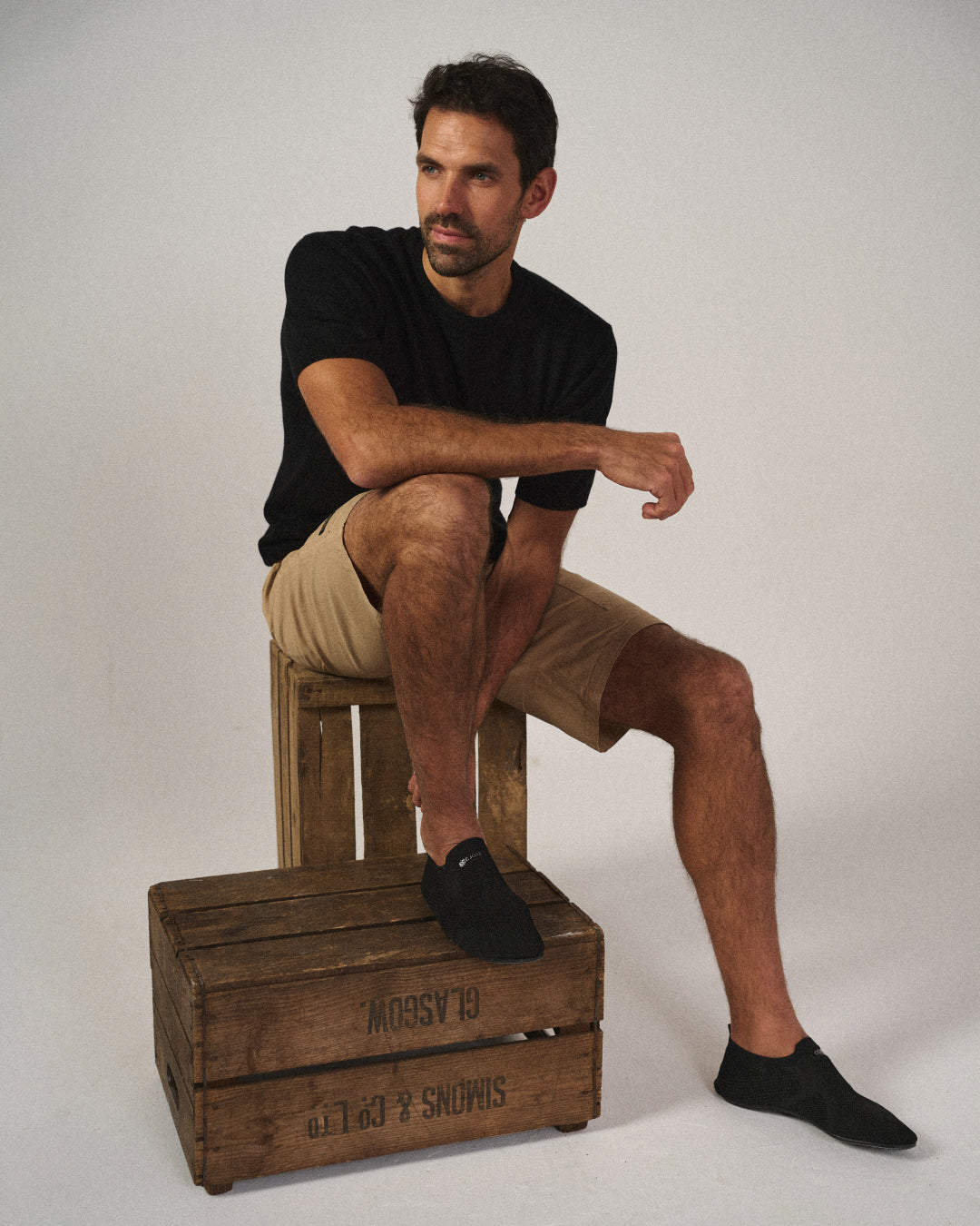 Kurze Hosen Herren Schmale Cargo | Taschen