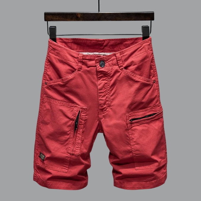 Kurze Hosen Herren Schmale Cargo | Taschen