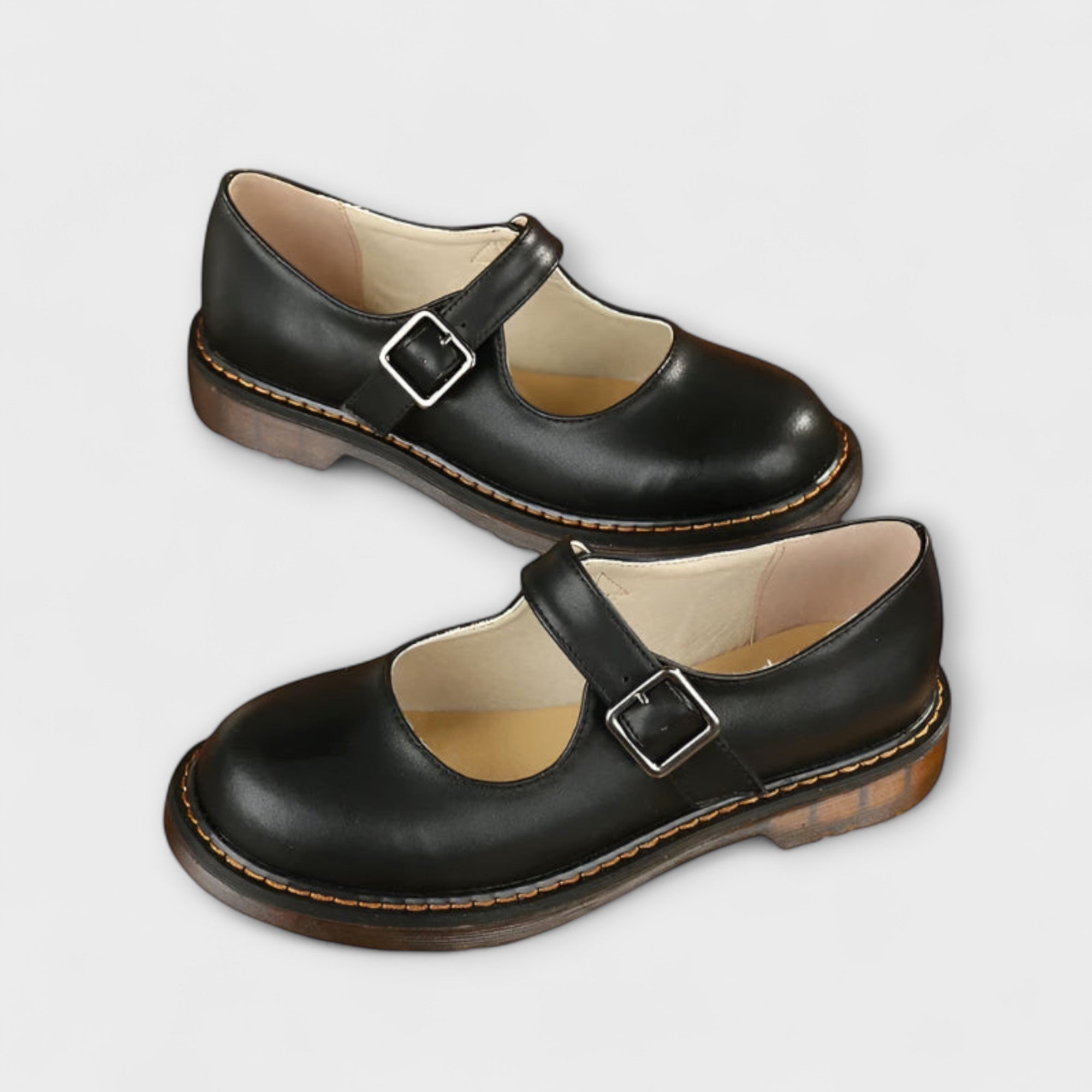 Mary Jane Schuhe Damen | Flach mit Riemen