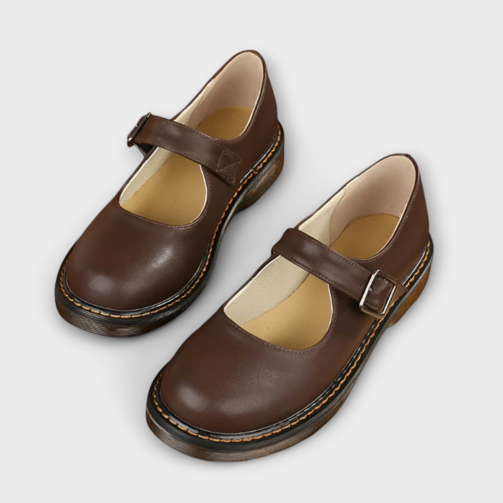 Mary Jane Schuhe Damen | Flach mit Riemen