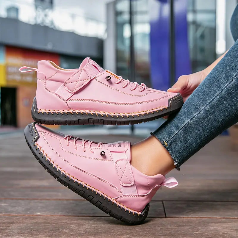Orthopädische Sneaker Damen | Rutschfest mit Klettverschluss