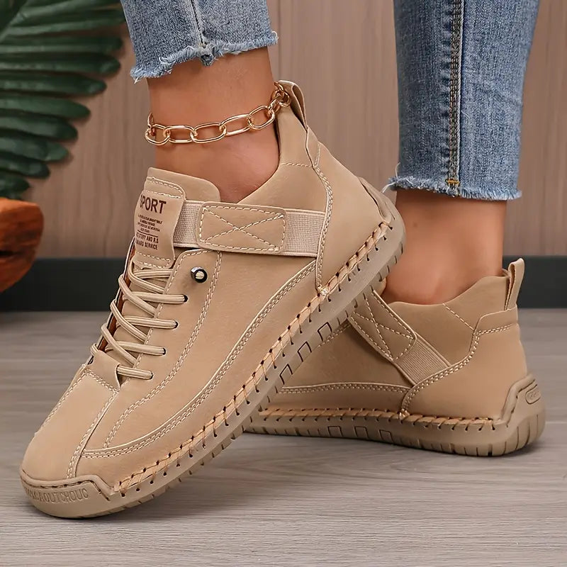 Orthopädische Sneaker Damen | Rutschfest mit Klettverschluss