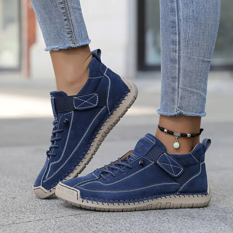 Orthopädische Sneaker Damen | Rutschfest mit Klettverschluss
