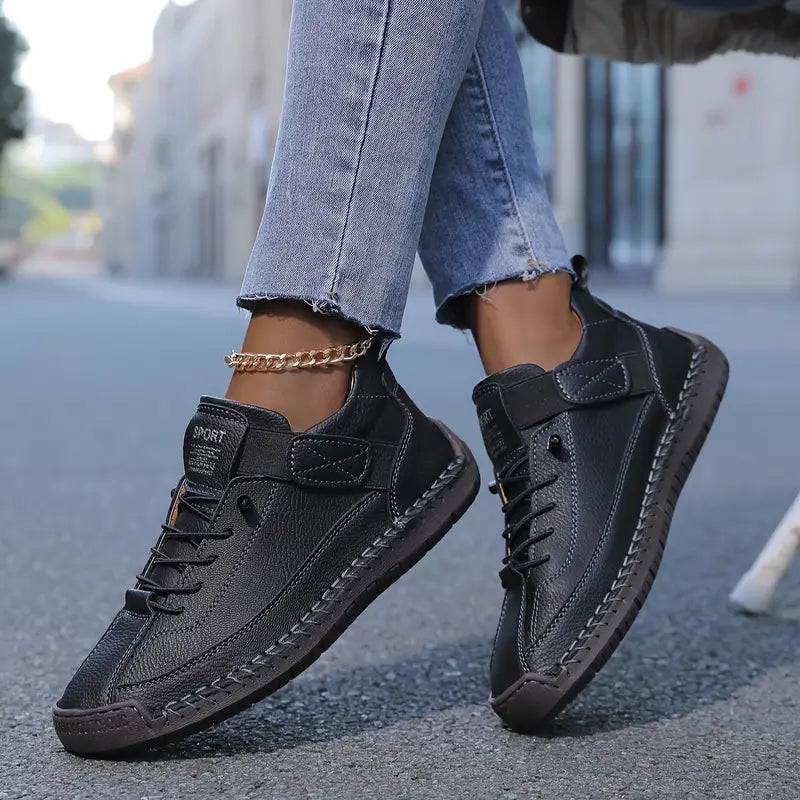Orthopädische Sneaker Damen | Rutschfest mit Klettverschluss