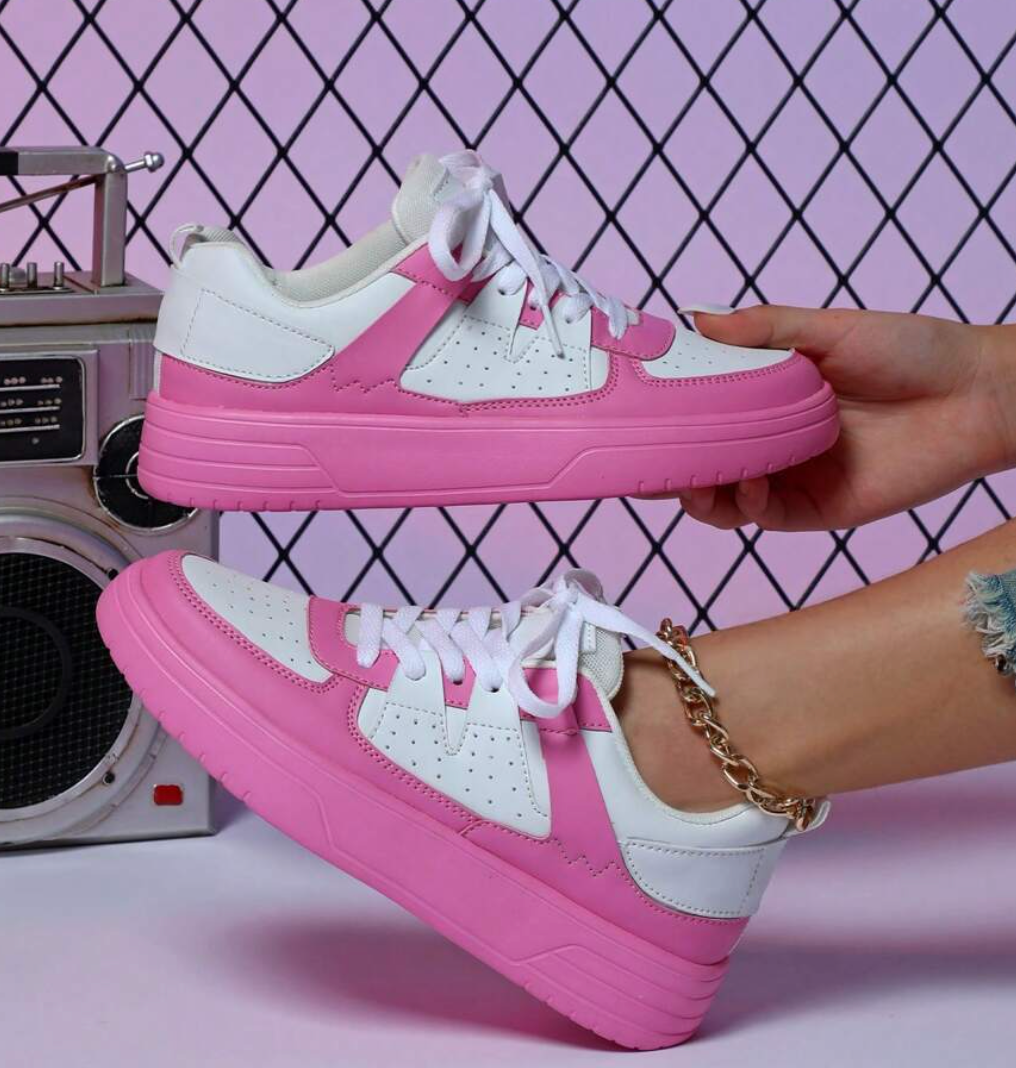 Plateau Sneaker Damen | Schnürung