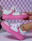 Plateau Sneaker Damen | Schnürung